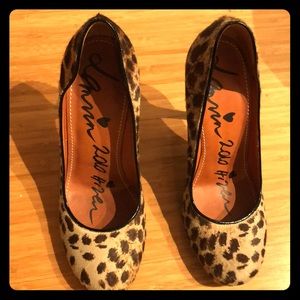 Vintage Alber Elbaz-era LANVIN Leopard Print Pumps